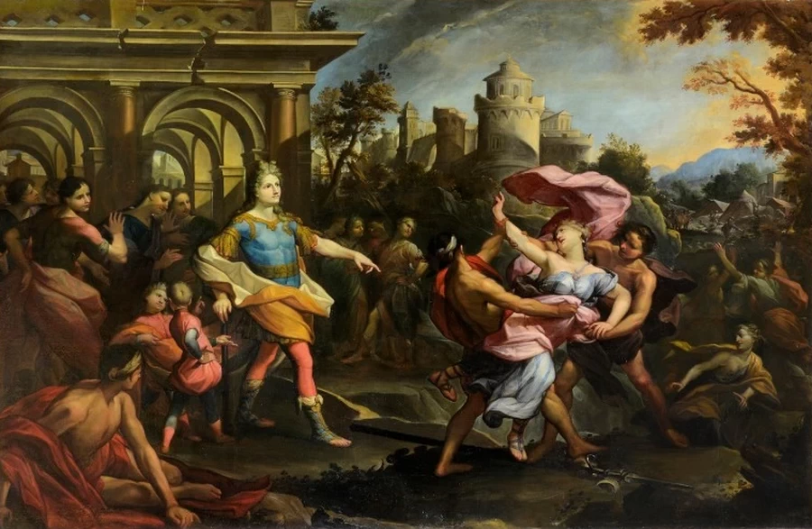 Giovanni Anastasi - Sara moglie di Abramo rapita dal Faraone, Pinacoteca Diocesana (Senigallia)